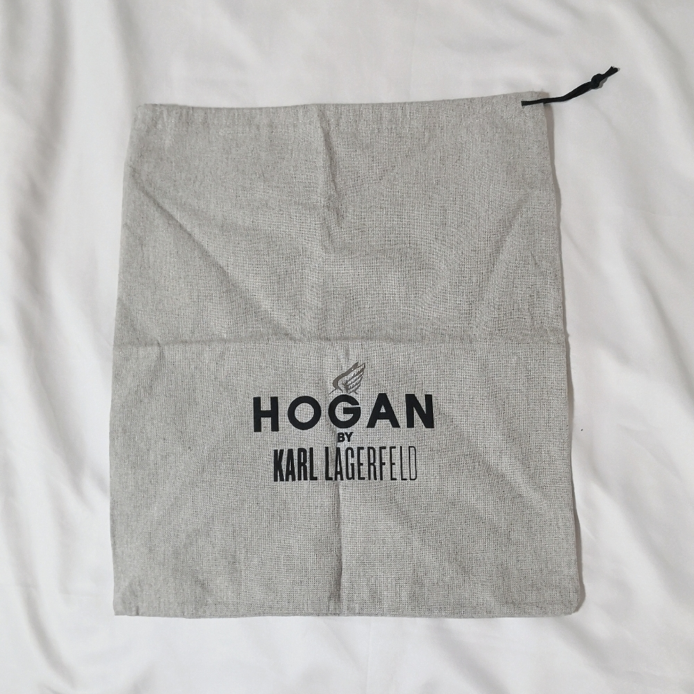 HOGAN by KARL LAGERFELD Medium Drawstring Logo Dust Bag - 13" x 15 1/2"